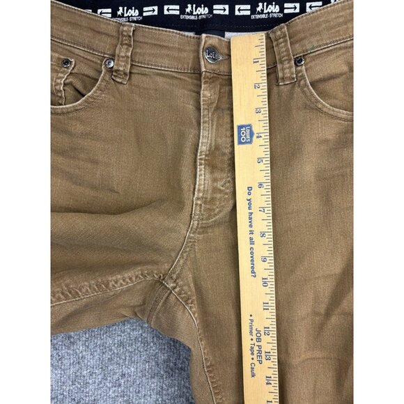 Lois Brad Pants Men's 38 Brown Denim Slim Leg Extensible Stretch Jeans - Picture 4 of 8